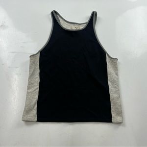 madewell women’s gray black tank top XS L28-8